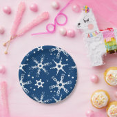 Modern Snowflake Winter Holiday Paper Bord (Feest)