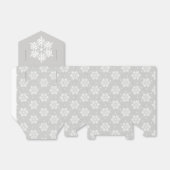 Modern Snowflakes Favor Box Bedankdoosjes (Uitgevouwen)