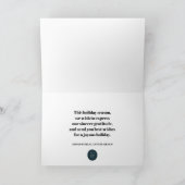 Modern Snowflakes | Vakantiegroet Feestdagen Kaart (Binnen)