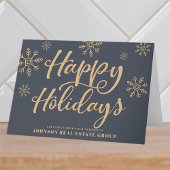 Modern Snowflakes | Vakantiegroet Feestdagen Kaart