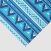 Modern Southwestern Geometric, Blue & Turquoise Tissuepapier (Detail)