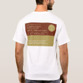 Modern Spaghetti Dinner Fundraiser Event T-shirt (Achterkant)