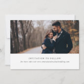 Modern Sparen de Collage van de Foto van de Datum Kaart (Achterkant)