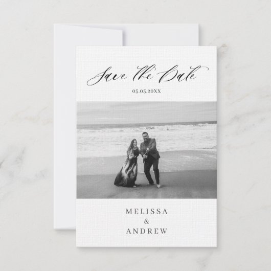Modern sparen de Datum Save The Date (Voorkant)