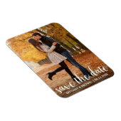 Modern sparen het Verloving van de Datum de Paars  Magneet (Rechterzijde)