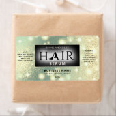 Modern sparkle haar serum etiket (Insitu)