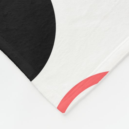 Modern, speels, cool, trendy, Memphis geometrisch Fleece Deken (Hoek)