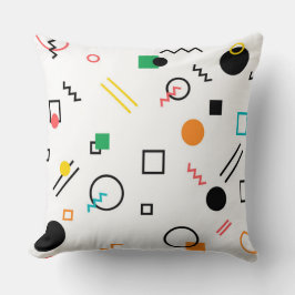 Modern, speels, cool, trendy, Memphis geometrisch Kussen