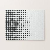 Modern, speels, stadgeometrisch cirkelpatroon legpuzzel (Horizontaal)