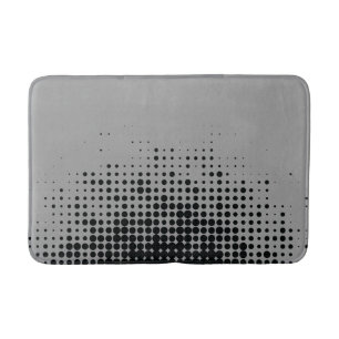 Modern, speels, urbane geometrische cirkelpatroon badmat
