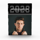 Modern Sporty Bold Typography Afstuderen Fotoblokken (Voorkant)