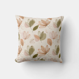 Modern Spring Botanical Floral Throw Pillow Kussen