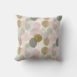 Modern Spring Botanical Throw Pillow Kussen