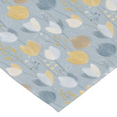 Modern Spring Tulip Botanical Table Runner Korte Tafelloper (Hoek)