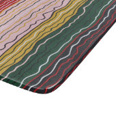 Modern Squiggles 2 6 x 7 Deco glazen snijplank (Hoek)