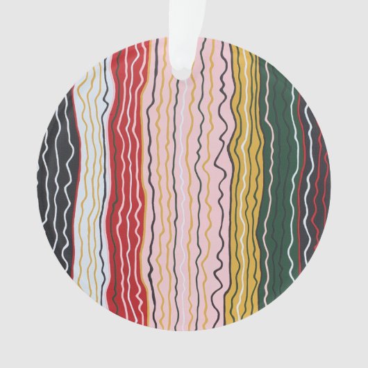 Modern Squiggles 2 Acryl Ornament (voorkant)