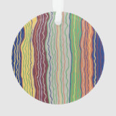 Modern Squiggles 3 Acryl Ornament (achterkant)