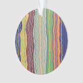 Modern Squiggles 3 Acryl Ornament (voorkant)