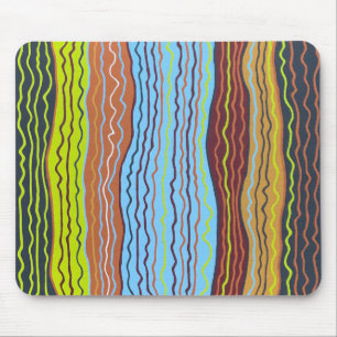 Modern Squiggles 4 Mousepad Muismat