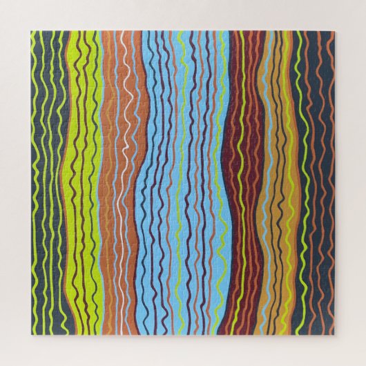 Modern Squiggles 4 Puzzel (Verticaal)