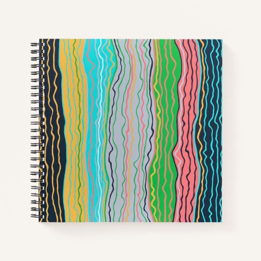 Modern Squiggles Notitieboek (Voorkant)
