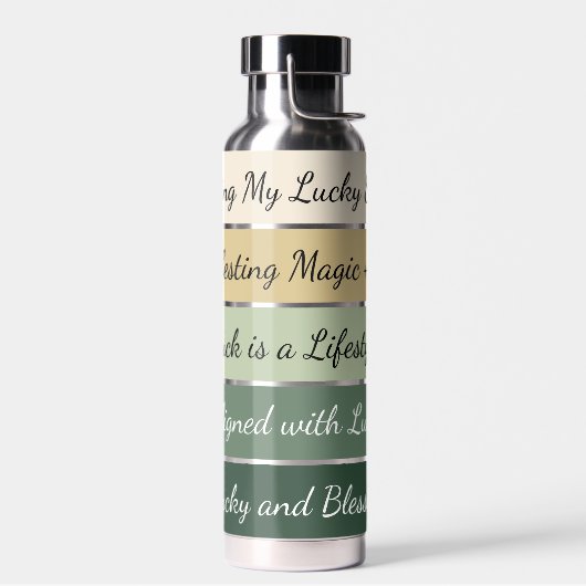 Modern St. Patrick’s Day Gradient Waterfles (Links)