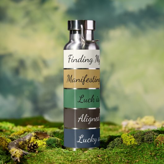 Modern St. Patrick’s Day Gradient Waterfles (Buiten (Gedraaid) )