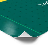 Modern St. Patrick's Day Party Custom Invitation Perfect Poster (Hoek)