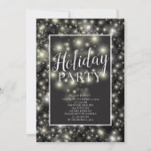 Modern Star Burst Holiday Party Uitnodiging (Voorkant)
