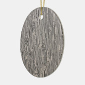 Modern statisch metalen ontwerp in zilvergrijs. keramisch ornament (Links)