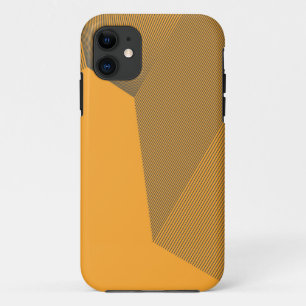 Modern, stedelijk, geel, gewaagd eenvoudig bewegin iPhone 11 hoesje