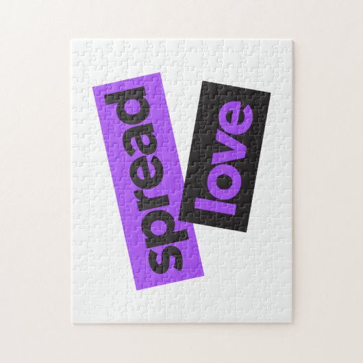 Modern, stedelijk, trillend, trendy graphic Spread Legpuzzel (Verticaal)