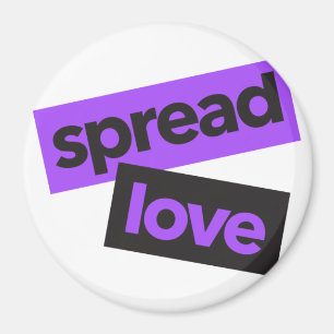 Modern, stedelijk, trillend, trendy graphic Spread Magneet