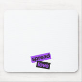 Modern, stedelijk, trillend, trendy graphic Spread Muismat (Voorkant)