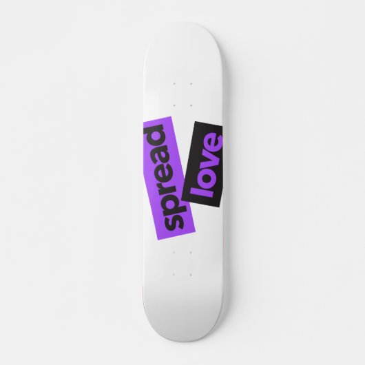 Modern, stedelijk, trillend, trendy graphic Spread Skateboard (Voorkant)