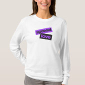 Modern, stedelijk, trillend, trendy graphic Spread T-shirt (Voorkant)