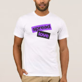 Modern, stedelijk, trillend, trendy graphic Spread T-shirt (Voorkant)