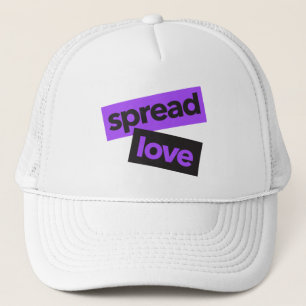 Modern, stedelijk, trillend, trendy graphic Spread Trucker Pet