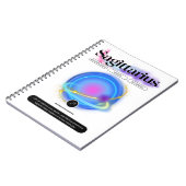 Modern sterrenbeeld Boogschutter Quote Element Fir Notitieboek (Linkerzijde)