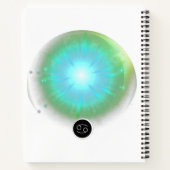 Modern sterrenbeeld kanker Quote Water Element Notitieboek (Achterkant)