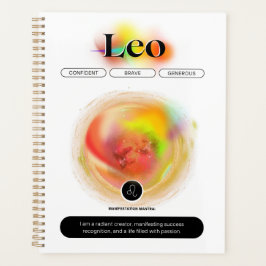 Modern sterrenbeeld Leo Quote | elementenvuur Planner