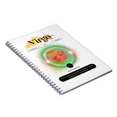 Modern sterrenbeeld Maagd Quote Aarde Element Notitieboek (Rechterzijde)
