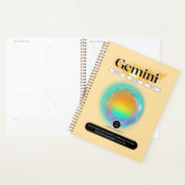 Modern sterrenbeeld Tweelingen Quote Air Element Planner (Display)