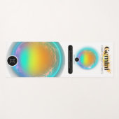 Modern sterrenbeeld Tweelingen Quote Air Element Yogamat (Voorkant (horizontaal))