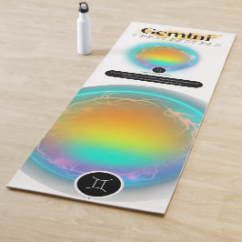 Modern sterrenbeeld Tweelingen Quote Air Element Yogamat