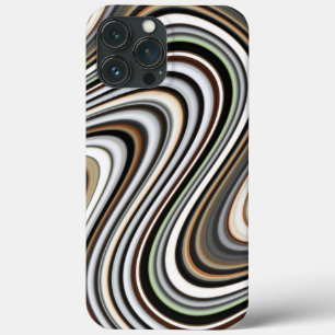Modern stijlvol Abstract patroon iPhone 13 Pro Max Hoesje
