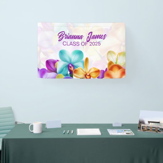 Modern stijlvol afstudeerfeest spandoek (Beurs)