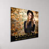 Modern stijlvol Afstuderen foto Gold Folie Afdrukken (Laagn)