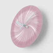 Modern stijlvol Bleek Roos Roze ronde stijl Ronde Klok (Hoek)