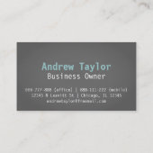 Modern, stijlvol, chic, Mover Company, white Truck Visitekaartje (Achterkant)